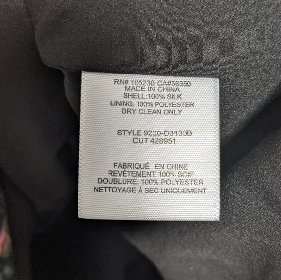 Jamira 100% Silk Chiffon Ruffle Peasant Dress - Picture 7 of 7